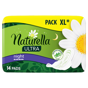 Naturella Ultra Night Größe 4 Pads mit Flügeln × 14