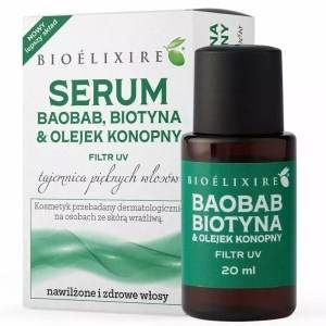 Bioelixire serum do włosów konopia i baobab 20ml