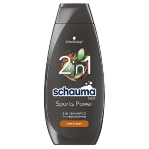 Schauma Men Sports Power Stärkendes Haar- und Körpershampoo für Männer 400 ml