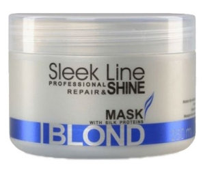 STAPIZ SLEEK LINE BLOND Maska włosów blond siwych i rozjaśnianych 250ml