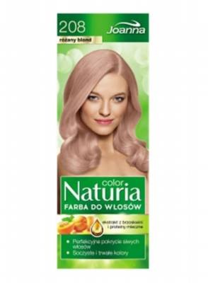 Joanna Naturia Color Farba do włosów różany blond 208