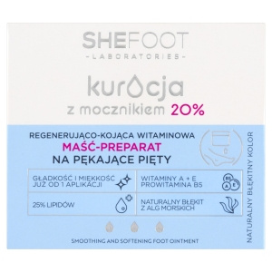 SheFoot Urea Treatment Regenerating and soothing vitamin ointment-preparation for cracked heels 80 g