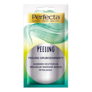 Perfecta Peeling gruboziarnisty głęboko oczyszcza redukuje nadmiar sebum wygładza 8 ml