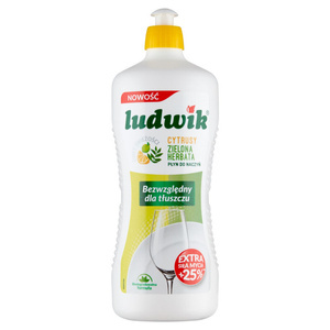 Ludwik Płyn do naczyń cytrusy zielona herbata 450 g