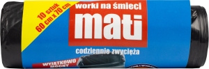 WORKI NA SMIECI 60L (10) HDPE CZARNE UM13