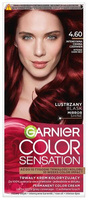 Garnier Color Sensation Trwały krem koloryzujący 4.60 intensywna ciemna czerwień