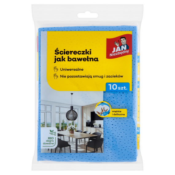 Jan Niezbędny Cotton-like wipes 10 pieces