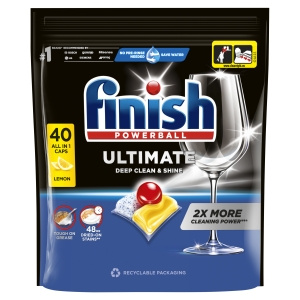 Finish Ultimate Lemon Kapsułki do mycia naczyń w zmywarce 516 g ( 40 sztuk)