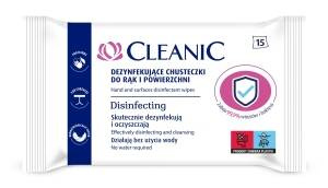 Cleanic Desinfektionstücher für Hände und Oberflächen 1op.-15Stück