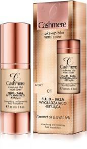 Cashmere Make-up blur maxi cover fluid-baza wygładzająco-kryjąca 01 ivory