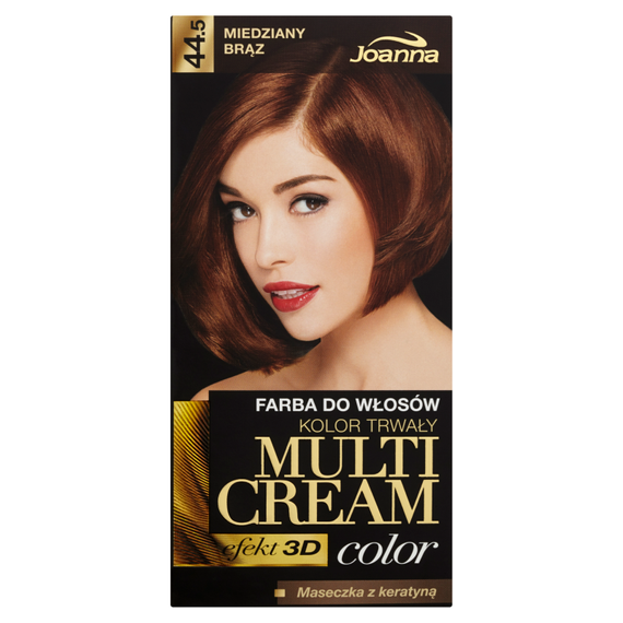 Joanna Multi Cream Color Farba do włosów miedziany brąz 44.5