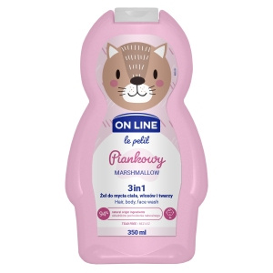 On Line Le Petit 3in1 Żel do mycia ciała włosów i twarzy piankowy 350 ml