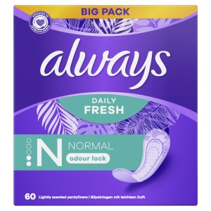 Always Dailies Normal Fresh & Protect Wkładki higieniczne x60
