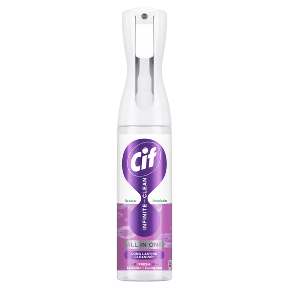 Cif Infinite Clean Lavendel- und Eukalyptusspray mit natürlichen Probiotika, 280 ml