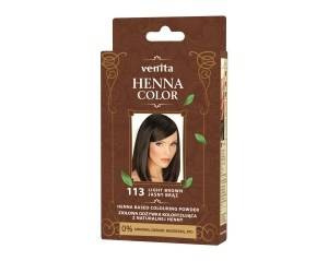 HERBAL COLOURING CONDITIONER WITH NATURAL HENNA LIGHT BROWN NO. 113