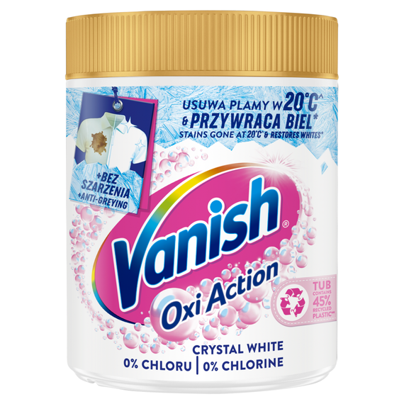  Vanish Oxi Action Crystal White Stofffleckenentferner-Pulver 470 g