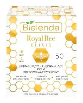 Bielenda Royal Bee Elixir 50+ Liftingująco-ujędrniający krem przeciwzmarszczkowy na dzień noc 50 ml