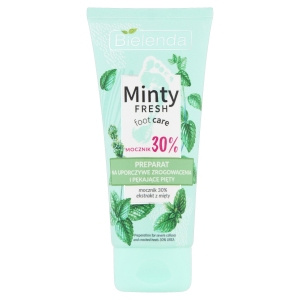 Bielenda Minty Fresh Preparat na uporczywe zrogowacenia i pękające pięty mocznik 30% 75 ml