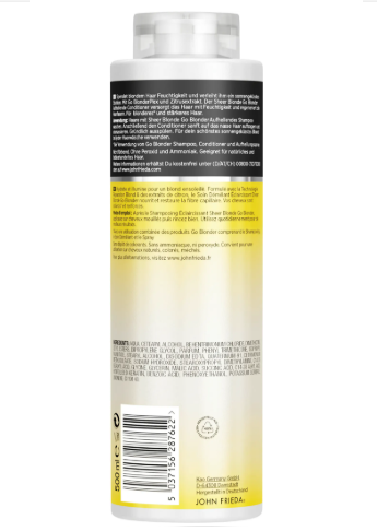 JOHN FRIEDA Go Blonder odżywka do włosów Blond 500 ml