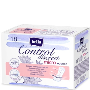 Bella Control Discreet Micro Urology pads 18 pieces
