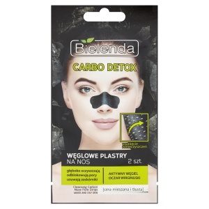 Bielenda Carbo Detox Carbon Nasenstreifen, 2 Stück