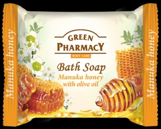 Mydło w kostce, miód manuka i olejek z oliwek Green Pharmacy 100 g