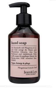 Jean&Len Mydło w płynie Piwonia i liczi bez parabenów 250 ml z Niemiec