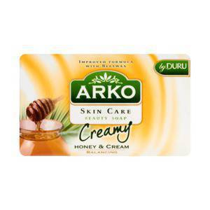 Arko Skin Care Creamy Balancing kosmetische Seife Honig und Creme 90 g