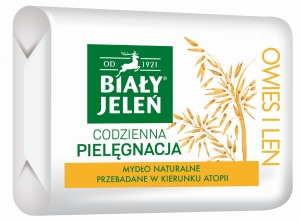 Biały Jeleń Natural soap oats and flax 100 g