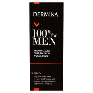 Dermika 100% for Men Krem przeciw zmarszczkom wokół oczu 15ml