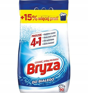 Bryza 4in1 Waschpulver für Weiß 5,85 kg (90 Wäschen)