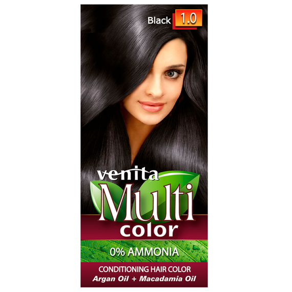 VENITA HAIR DYE AMMONIA-FREE 1.0 BLACK