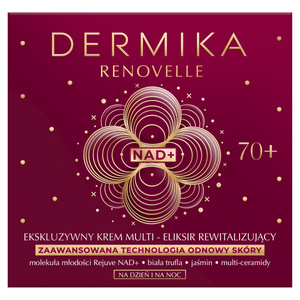 Dermika Renovelle Exklusive Multi-Elixier-Revitalisierende Creme für Tag und Nacht 70+ 50 ml