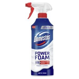 Domestos Power Foam Arctic Fresh Reinigungsschaum für Toiletten und Badezimmer 435 ml