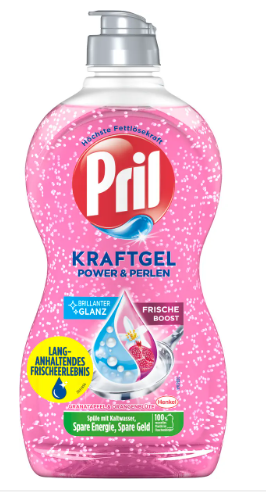 Pril z perełkami Granat i Kwiat Pomarańczy 450 ml z Niemiec