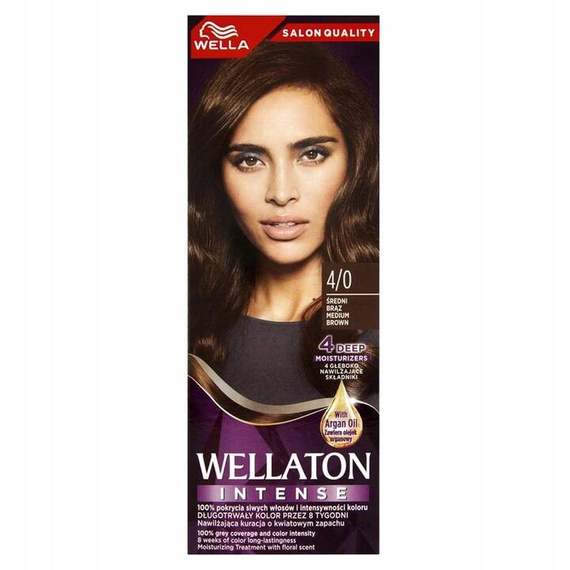 Wella Wellaton Creme intensiv färbend mittelbraun 4/0