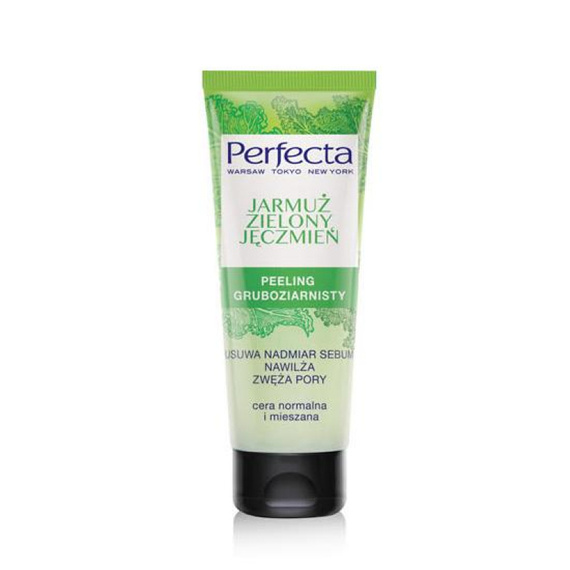 Perfecta Peeling gruboziarnisty Jarmuż i Zielony Jęczmień 75ml
