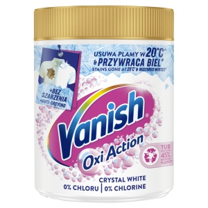 Vanish Oxi Action Crystal White Odplamiacz do tkanin w proszku 470 g