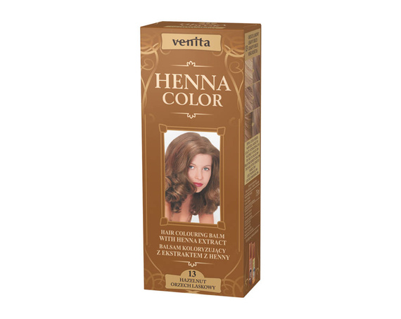 HAZELNUT HAIR COLOURING BALM WITH HENNA EXTRACT NO. 13