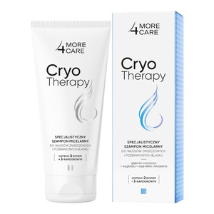 More4Care Cryotherapy Spezialisiertes Mizellenshampoo für geschädigtes Haar 200 ml