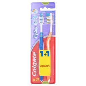 Colgate ZigZag Szczoteczka do zębów średnia 2 sztuki