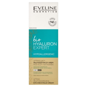 Eveline Cosmetics Bio Hyaluron Expert Liftingujący multiodżywczy krem pod oczy i na powieki 20 ml