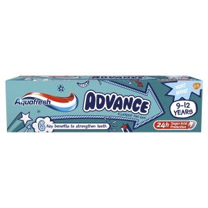 Aquafresh Advance Zahnpasta mit Fluorid 9-12 Jahre 75 ml