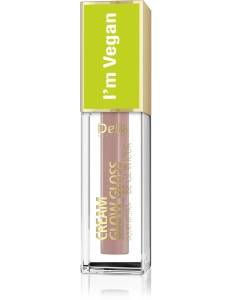 Delia Cosmetics Be Glamour Cream Glow Gloss I’m Vegan Błyszczyk powiększający usta Peach Essence 103