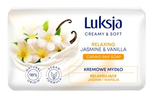 Luksja Creamy & Soft Cremige Seife entspannender Jasmin und Vanille 90 g