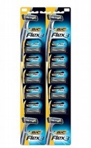 BiC Flex 3 Classic 3-blade razor 10 pieces