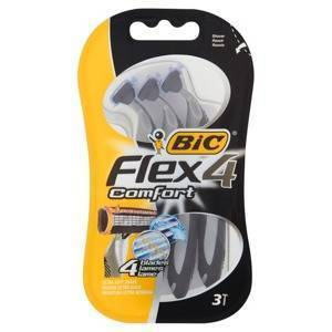 BiC Flex 4 One-piece razors 3 pieces