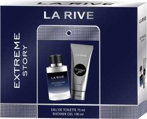 La Rive for Men Zestaw prezentowy Extreme Story (woda toaletowa 75ml+żel pod prysznic 100ml)