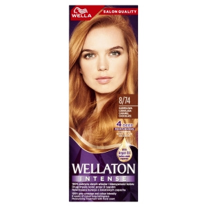Wella Wellaton Krem intensywnie koloryzujący karmelowa czekolada 8/74