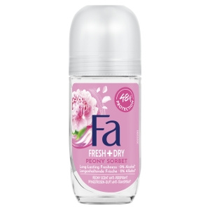 Fa Fresh&Dry Peony Sorbet 48h Roll-on antiperspirant with peony sorbet scent 50 ml